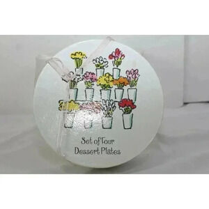 Set of Four Dessert Plates
